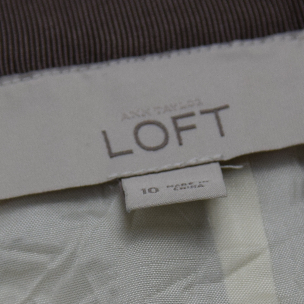 Loft Cotton & Silk Animal Print Skirt - Picture 4 of 4